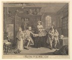 Marriage A-la-Mode, Plate III, Bernard Baron French, Etching and engraving; first state of three