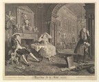 Marriage A-la-Mode, Plate II, Bernard Baron French, Etching and engraving; second state of four