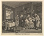 Marriage A-la-Mode, Plate VI, Gérard Jean-Baptiste Scotin  French, Etching and engraving; second state of three