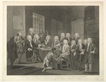 Bambridge on Trial for Murder by a Committee of the House of Commons, Thomas Cook  British, Engraving