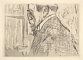 Portrait of Theo Van Rysselberghe, Edouard Vuillard  French, Etching; definitive state