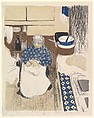 La Cuisinière, from "Landscapes and Interiors", Edouard Vuillard French, Color lithograph; second state of two