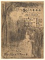 Solness le Constructeur, Program for Théâtre de l'Oeuvre, April 1894, Edouard Vuillard French, Lithograph; second state of two