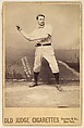 Clark, Catcher, Brooklyn, from the series Old Judge Cigarettes, Goodwin & Company, Albumen photograph, cabinet card