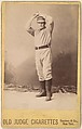 Lovett, Pitcher, Brooklyn, from the series Old Judge Cigarettes, Goodwin & Company, Albumen photograph, cabinet card