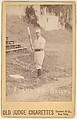 George Burton Pinkney, 3rd Base, Brooklyn, from the series Old Judge Cigarettes, Goodwin & Company, Albumen photograph, cabinet card