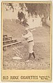 William H. "Adonis" Terry, Pitcher, Brooklyn, from the series Old Judge Cigarettes, Goodwin & Company, Albumen photograph, cabinet card