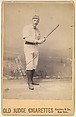 Joseph Paul Visner, Catcher, Brooklyn, from the series Old Judge Cigarettes, Goodwin & Company, Albumen photograph, cabinet card