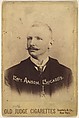 Captain Adrian Constantine Anson, Chicago, from the series Old Judge Cigarettes, Goodwin & Company, Albumen photograph, cabinet card