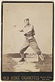 C. Crynan, Pitcher, Chicago, from the series Old Judge Cigarettes, Goodwin & Company, Albumen photograph, cabinet card