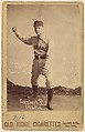 Ad Gumbert, Pitcher, Chicago, from the series Old Judge Cigarettes, Goodwin & Company, Albumen photograph, cabinet card