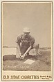 C.E. Hoover, Catcher, Chicago, from the series Old Judge Cigarettes, Goodwin & Company, Albumen photograph, cabinet card