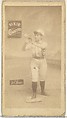 1st Base, from the Girl Baseball Players series (N48, Type 2) for Dixie Cigarettes, Allen & Ginter American, Albumen photograph