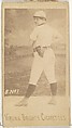 Card 1, from the Girl Baseball Players series (N48, Type 1) for Virginia Brights Cigarettes, Allen & Ginter  American, Albumen photograph