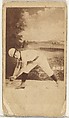 Card 3, from the Girl Baseball Players series (N48, Type 1) for Virginia Brights Cigarettes, Allen & Ginter  American, Albumen photograph
