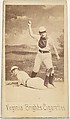 Card 4, from the Girl Baseball Players series (N48, Type 1) for Virginia Brights Cigarettes, Allen & Ginter  American, Albumen photograph