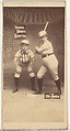 The Batter, from the Girl Baseball Players series (N48, Type 2) for Virginia Brights Cigarettes, Allen & Ginter  American, Albumen photograph