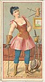 Fencing Master, from the Occupations of Women series (N502) for Frishmuth's Tobacco Company, Frishmuth's Tobacco Company , Philadelphia American, Commercial color lithograph