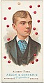 Albert Frey, Pool Player, from World's Champions, Series 1 (N28) for Allen & Ginter Cigarettes, Allen & Ginter American, Commercial color lithograph
