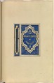 Design for Bookcover, Sir Roland Ashton, by Lady Long, Alfred Henry Forrester [Alfred Crowquill]  British, Pen and ink, watercolor