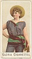 From the series "Sports Girls" (C190), issued by the American Cigarette Company, Ltd., Montreal, to promote Gloria Cigarettes, American Cigarette Company, Ltd. Canadian, Commercial color lithograph