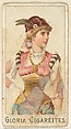 From the series "Sports Girls" (C190), issued by the American Cigarette Company, Ltd., Montreal, to promote Gloria Cigarettes, American Cigarette Company, Ltd. Canadian, Commercial color lithograph
