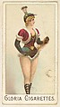 From the series "Sports Girls" (C190), issued by the American Cigarette Company, Ltd., Montreal, to promote Gloria Cigarettes, American Cigarette Company, Ltd. Canadian, Commercial color lithograph