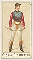 From the series "Sports Girls" (C190), issued by the American Cigarette Company, Ltd., Montreal, to promote Gloria Cigarettes, American Cigarette Company, Ltd. Canadian, Commercial color lithograph