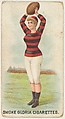 From the series "Sports Girls" (C190), issued by the American Cigarette Company, Ltd., Montreal, to promote Gloria Cigarettes, American Cigarette Company, Ltd. Canadian, Commercial color lithograph
