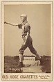 Gus Krock, Pitcher, Chicago, from the series Old Judge Cigarettes, Goodwin & Company, Albumen photograph, cabinet card