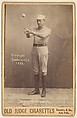 Bogart, 1st Base, Indianapolis, from the series Old Judge Cigarettes, Goodwin & Company, Albumen photograph, cabinet card