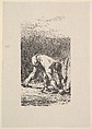 The Reaper, Jean-François Millet  French, Woodcut on chine collé; proof