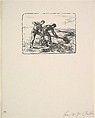 The Diggers, Jean-François Millet French, Woodcut