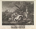 The Good Samaritan (St. Luke, Ch. 10, ver. 30), Simon Francis Ravenet, the elder  French, Etching and engraving