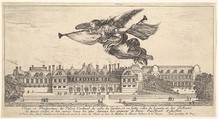 View of the Palais Cardinal, from "Various views of remarkable palaces in Italy and France" (Diverses vues d'endroits remarquables d'Italie et de France), Stefano della Bella Italian, Etching