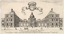 The Palais d'Orléans, from "Various views of remarkable places in Italy and France" (Diverses vues d'endroits remarquables d'Italie et de France), Stefano della Bella Italian, Etching