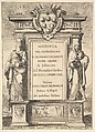 Frontispiece, from "Frontispiece and four scenes from the life of Saint John Gualbert" (Frontispice et quatre vignettes pour une vie de Saint Jean Gualbert), Stefano della Bella  Italian, Etching