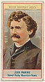 John Arkins, Denver Rocky Mountain News, from the American Editors series (N1) for Allen & Ginter Cigarettes Brands, Allen & Ginter  American, Commercial color lithograph