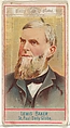 Lewis Baker, St. Paul Daily Globe, from the American Editors series (N1) for Allen & Ginter Cigarettes Brands, Allen & Ginter  American, Commercial color lithograph