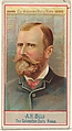 A.H. Belo, The Galveston Daily News, from the American Editors series (N1) for Allen & Ginter Cigarettes Brands, Allen & Ginter  American, Commercial color lithograph