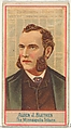 Alden J. Blethen, The Minneapolis Tribune, from the American Editors series (N1) for Allen & Ginter Cigarettes Brands, Allen & Ginter  American, Commercial color lithograph
