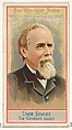 Edwin Cowles, The Cleveland Leader, from the American Editors series (N1) for Allen & Ginter Cigarettes Brands, Allen & Ginter  American, Commercial color lithograph