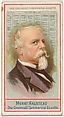 Murat Halstead, The Cincinnati Commercial Gazette, from the American Editors series (N1) for Allen & Ginter Cigarettes Brands, Allen & Ginter  American, Commercial color lithograph