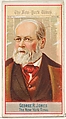 George R. Jones, The New York Times, from the American Editors series (N1) for Allen & Ginter Cigarettes Brands, Allen & Ginter  American, Commercial color lithograph