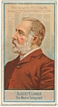 Albert R. Lamar, The Macon Telegraph, from the American Editors series (N1) for Allen & Ginter Cigarettes Brands, Allen & Ginter  American, Commercial color lithograph