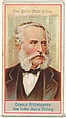 Oswald Ottendorfer, New Yorker Staats-Zeitung, from the American Editors series (N1) for Allen & Ginter Cigarettes Brands, Allen & Ginter  American, Commercial color lithograph