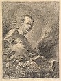 Portrait of G.B. Piranesi in imitation of an antique bust, from "Opere varie di Architettura, prospetive, grotteschi, antichità; inventate, ed incise da Giambattista Piranesi Architetto Veneziano" (Various Works of Architecture, perspectives, grotesques, and antiquities, designed and etched by Giambattista Piranesi, Venetian Architect), Francesco Polanzani  Italian, Engraving