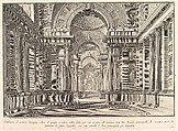Vestibule of an ancient temple... (Vestibolo d'antico Tempio...), from "Prima Parte di Architettura, e Prospettive", Giovanni Battista Piranesi  Italian, Etching