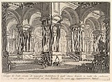 Stairways adorned by magnificient architecture... (Gruppo di Scale ornato di magnifica Architettura...), from "Prima Parte di Architettura, e Prospettive", Giovanni Battista Piranesi  Italian, Etching