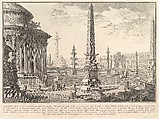 The ancient Capitol ascended by approximately one hundred steps... (Campidoglio antico a cui si ascendeva per circa cento gradini...), from "Prima Parte di Architettura, e Prospettive", Giovanni Battista Piranesi  Italian, Etching